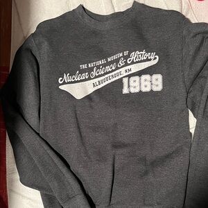 New Mexico Gray Museum Fleece Sweater